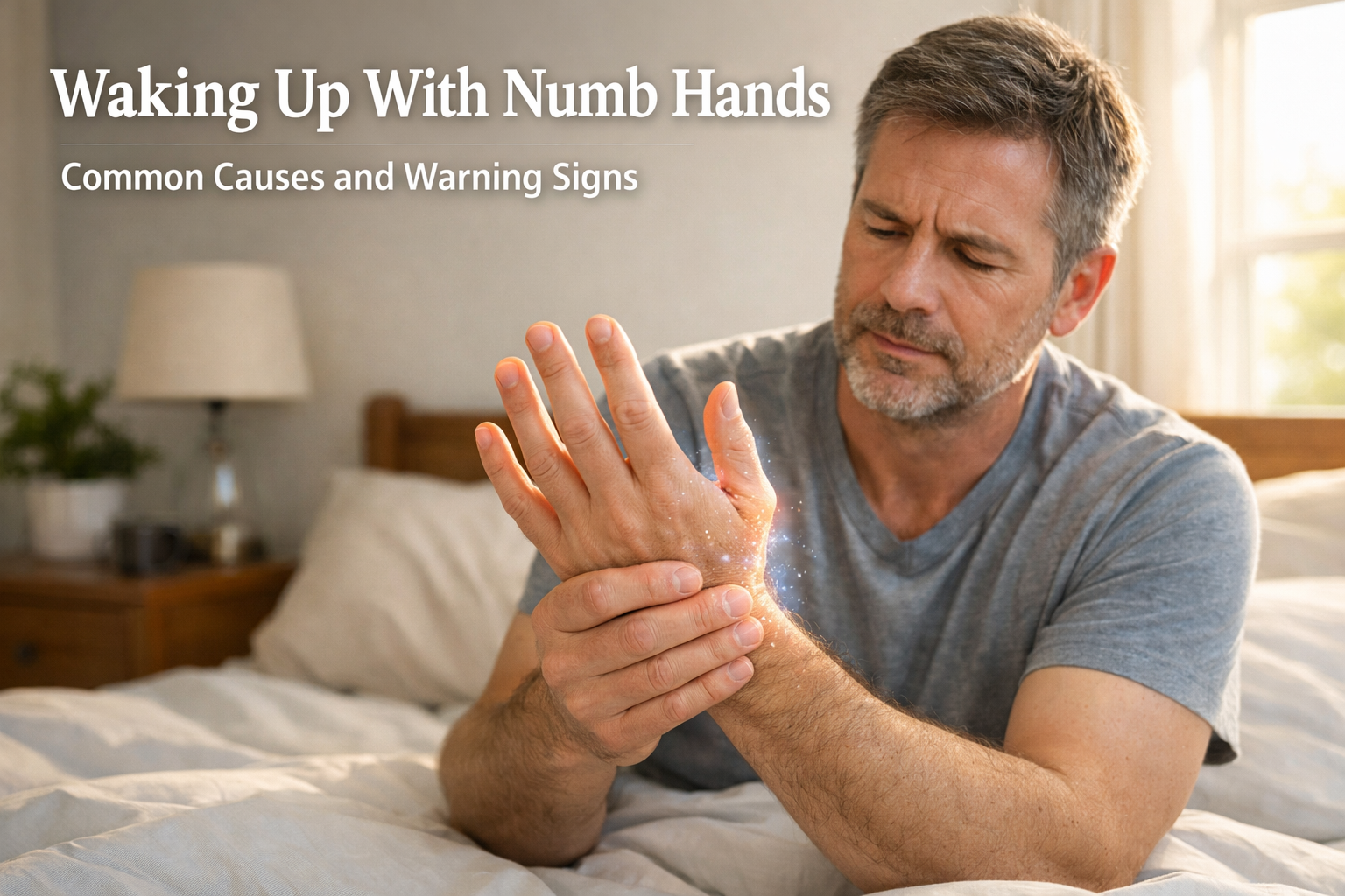 waking up with numb hands